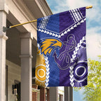 Football Eagles and Dockers Garden Flag 2026 Together Aboriginal Polynesian Pattern