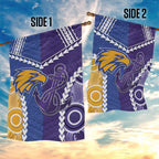 Football Eagles and Dockers Garden Flag 2026 Together Aboriginal Polynesian Pattern
