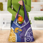 Football Eagles and Dockers Grocery Bag 2026 Together Aboriginal Polynesian Pattern