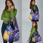 Football Eagles and Dockers Grocery Bag 2026 Together Aboriginal Polynesian Pattern