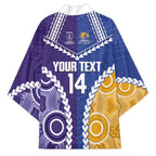 Custom Football Eagles and Dockers Kimono 2026 Together Aboriginal Polynesian Pattern