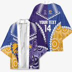 Custom Football Eagles and Dockers Kimono 2026 Together Aboriginal Polynesian Pattern