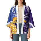 Custom Football Eagles and Dockers Kimono 2026 Together Aboriginal Polynesian Pattern
