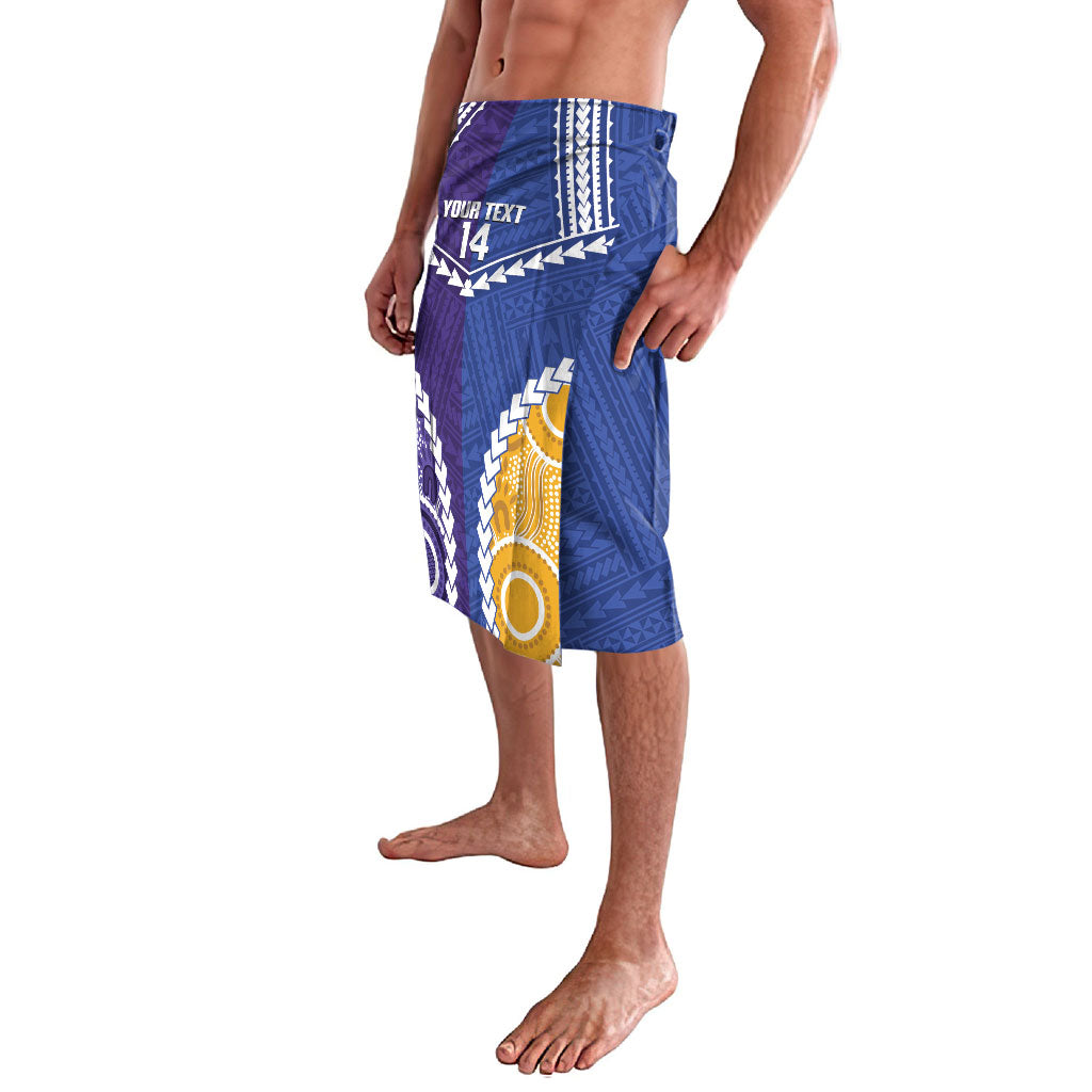 Custom Football Eagles and Dockers Lavalava 2026 Together Aboriginal Polynesian Pattern