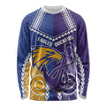 Custom Football Eagles and Dockers Long Sleeve Shirt 2026 Together Aboriginal Polynesian Pattern