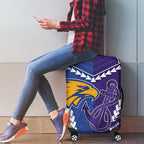 Football Eagles and Dockers Luggage Cover 2026 Together Aboriginal Polynesian Pattern