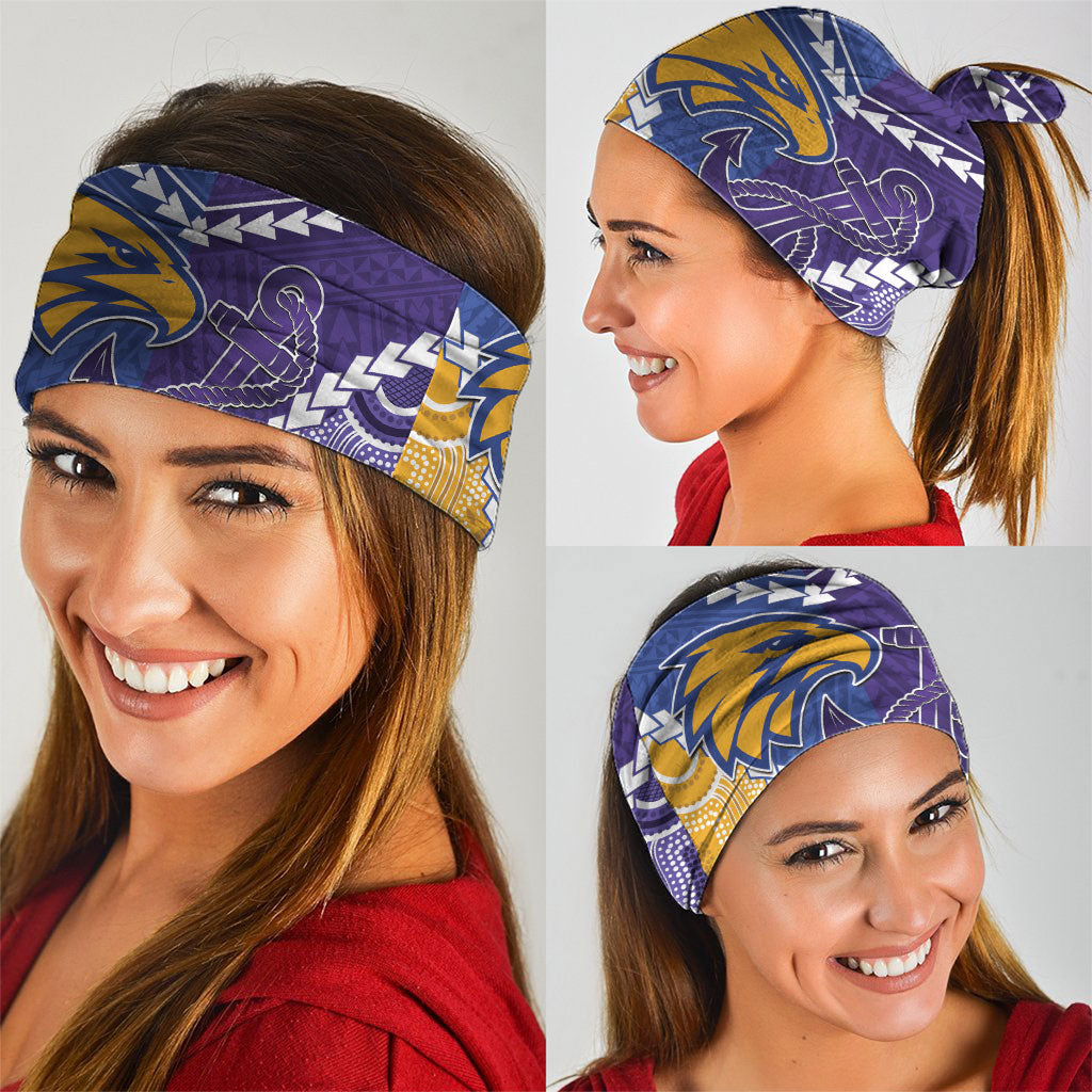 Football Eagles and Dockers Neck Gaiter 2026 Together Aboriginal Polynesian Pattern