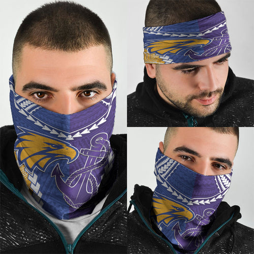 Football Eagles and Dockers Neck Gaiter 2026 Together Aboriginal Polynesian Pattern