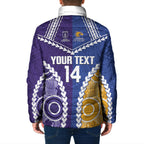 Custom Football Eagles and Dockers Padded Jacket 2026 Together Aboriginal Polynesian Pattern