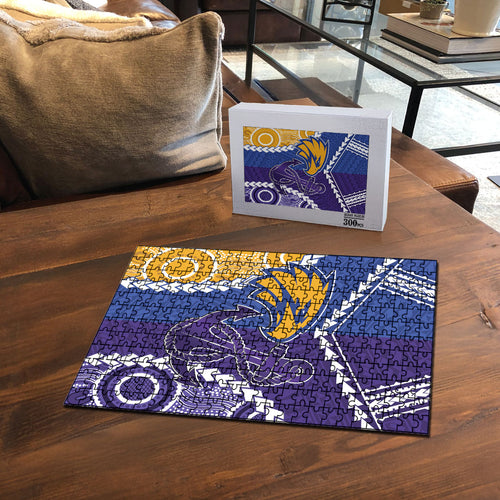 Football Eagles and Dockers Puzzle 2026 Together Aboriginal Polynesian Pattern