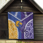 Football Eagles and Dockers Quilt 2026 Together Aboriginal Polynesian Pattern