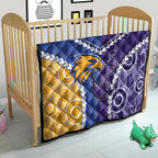 Football Eagles and Dockers Quilt 2026 Together Aboriginal Polynesian Pattern