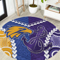 Football Eagles and Dockers Round Carpet 2026 Together Aboriginal Polynesian Pattern