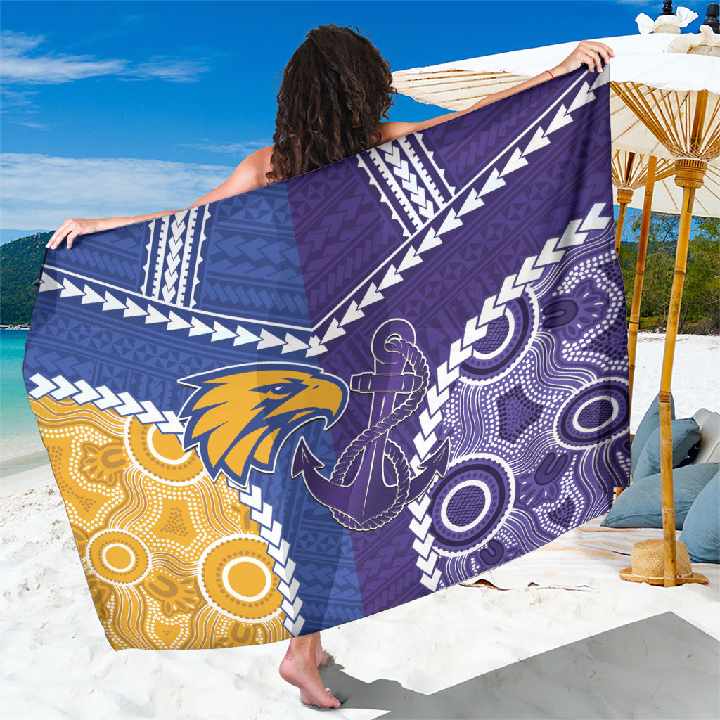 Football Eagles and Dockers Sarong 2026 Together Aboriginal Polynesian Pattern