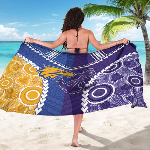 Football Eagles and Dockers Sarong 2026 Together Aboriginal Polynesian Pattern