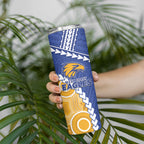 Custom Football Eagles and Dockers Skinny Tumbler 2026 Together Aboriginal Polynesian Pattern