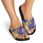 Football Eagles and Dockers Slide Sandals 2026 Together Aboriginal Polynesian Pattern