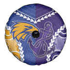 Football Eagles and Dockers Spare Tire Cover 2026 Together Aboriginal Polynesian Pattern