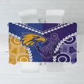 Football Eagles and Dockers Tablecloth 2026 Together Aboriginal Polynesian Pattern