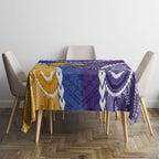 Football Eagles and Dockers Tablecloth 2026 Together Aboriginal Polynesian Pattern