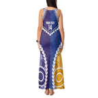 Custom Football Eagles and Dockers Tank Maxi Dress 2026 Together Aboriginal Polynesian Pattern
