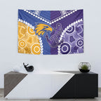 Football Eagles and Dockers Tapestry 2026 Together Aboriginal Polynesian Pattern