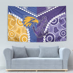 Football Eagles and Dockers Tapestry 2026 Together Aboriginal Polynesian Pattern