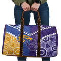 Football Eagles and Dockers Travel Bag 2026 Together Aboriginal Polynesian Pattern
