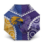 Football Eagles and Dockers Umbrella 2026 Together Aboriginal Polynesian Pattern