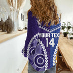 Custom Football Eagles and Dockers Women Casual Shirt 2026 Together Aboriginal Polynesian Pattern