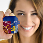 Rugby Broncos and Eels AirPods Case 2026 Together Aboriginal Polynesian Pattern