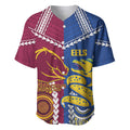 Custom Rugby Broncos and Eels Baseball Jersey 2026 Together Aboriginal Polynesian Pattern