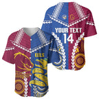 Custom Rugby Broncos and Eels Baseball Jersey 2026 Together Aboriginal Polynesian Pattern