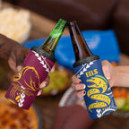 Custom Rugby Broncos and Eels 4 in 1 Can Cooler Tumbler 2026 Together Aboriginal Polynesian Pattern