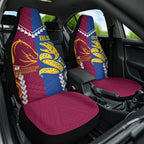 Rugby Broncos and Eels Car Seat Cover 2026 Together Aboriginal Polynesian Pattern