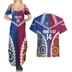 Custom Rugby Broncos and Eels Couples Matching Summer Maxi Dress and Hawaiian Shirt 2026 Together Aboriginal Polynesian Pattern