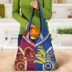 Rugby Broncos and Eels Grocery Bag 2026 Together Aboriginal Polynesian Pattern