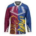 Custom Rugby Broncos and Eels Hockey Jersey 2026 Together Aboriginal Polynesian Pattern