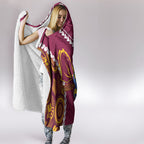 Rugby Broncos and Eels Hooded Blanket 2026 Together Aboriginal Polynesian Pattern