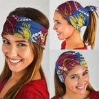 Rugby Broncos and Eels Neck Gaiter 2026 Together Aboriginal Polynesian Pattern