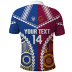 Custom Rugby Broncos and Eels Polo Shirt 2026 Together Aboriginal Polynesian Pattern