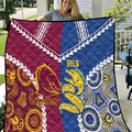 Rugby Broncos and Eels Quilt 2026 Together Aboriginal Polynesian Pattern
