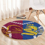 Rugby Broncos and Eels Round Carpet 2026 Together Aboriginal Polynesian Pattern