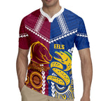 Custom Rugby Broncos and Eels Rugby Jersey 2026 Together Aboriginal Polynesian Pattern