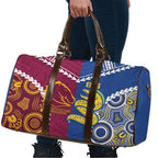Rugby Broncos and Eels Travel Bag 2026 Together Aboriginal Polynesian Pattern