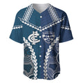 Custom Football Cats and Blues Baseball Jersey 2026 Together Aboriginal Polynesian Pattern