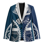 Custom Football Cats and Blues Blazer 2026 Together Aboriginal Polynesian Pattern
