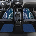 Custom Football Cats and Blues Car Mats 2026 Together Aboriginal Polynesian Pattern