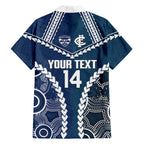 Custom Football Cats and Blues Family Matching Mermaid Dress and Hawaiian Shirt 2026 Together Aboriginal Polynesian Pattern