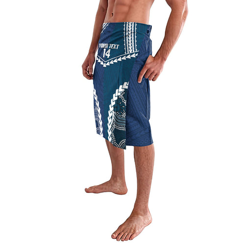 Custom Football Cats and Blues Lavalava 2026 Together Aboriginal Polynesian Pattern